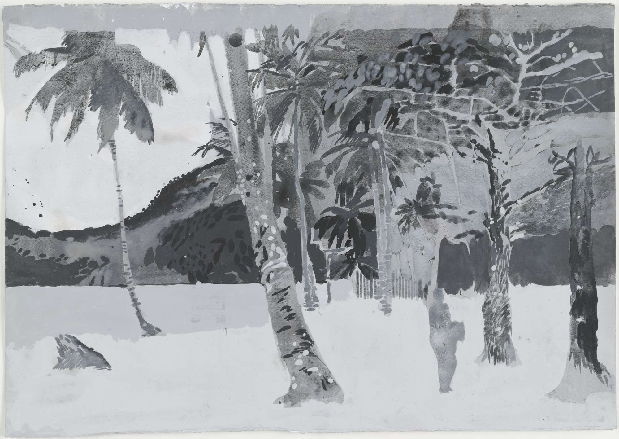 Hurvin Anderson. Maracas IV (Study)
