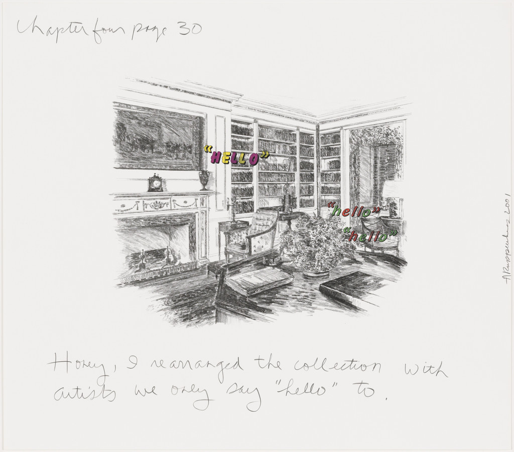 Honey, I rearranged the collection with artists we only say "hello" to.