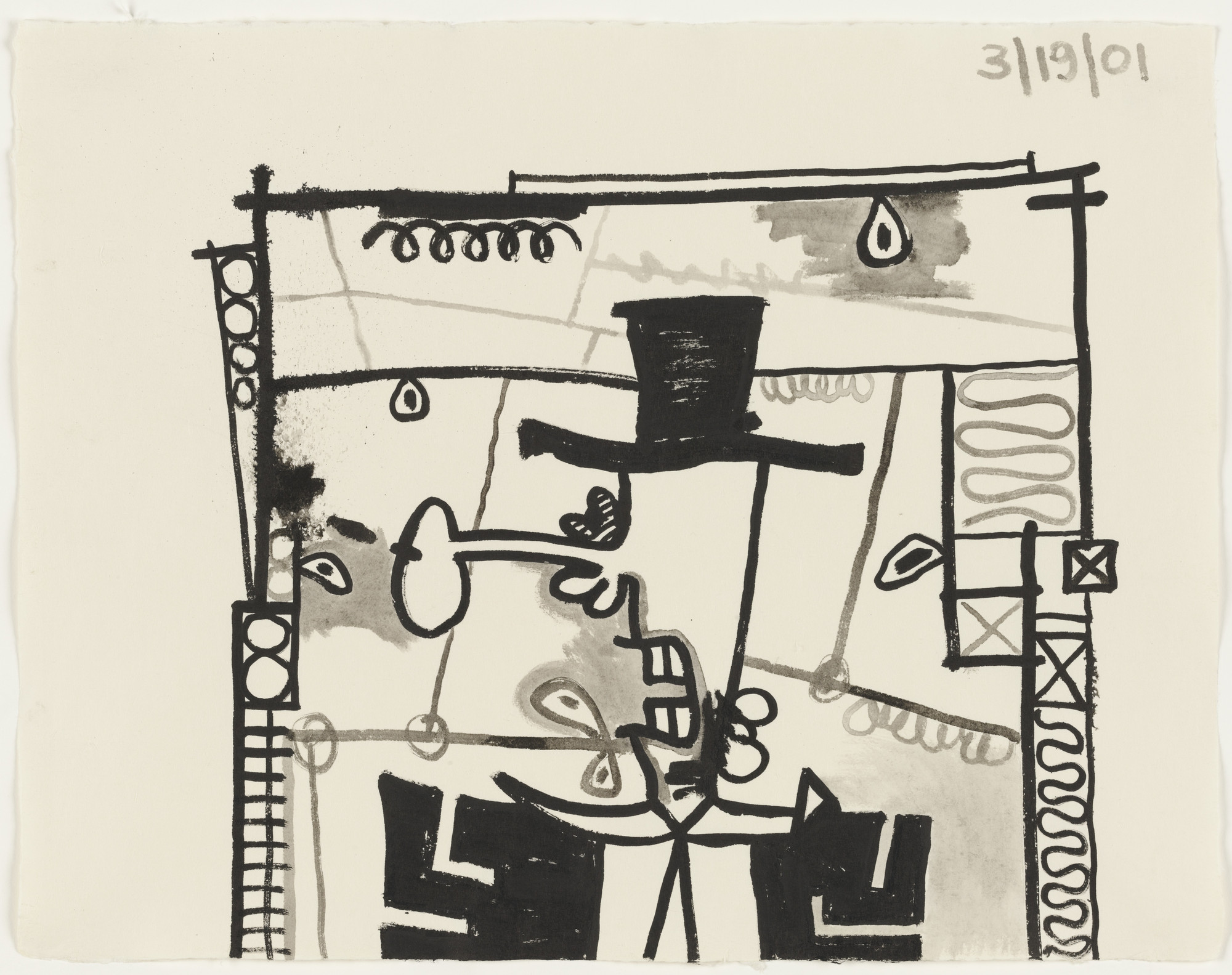 Carroll Dunham. Orgone Box