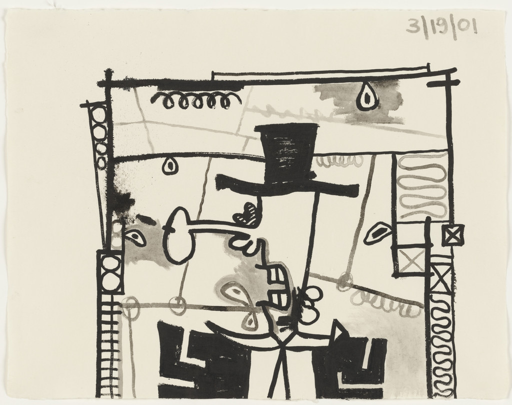 Orgone Box, Carroll Dunham, 2001