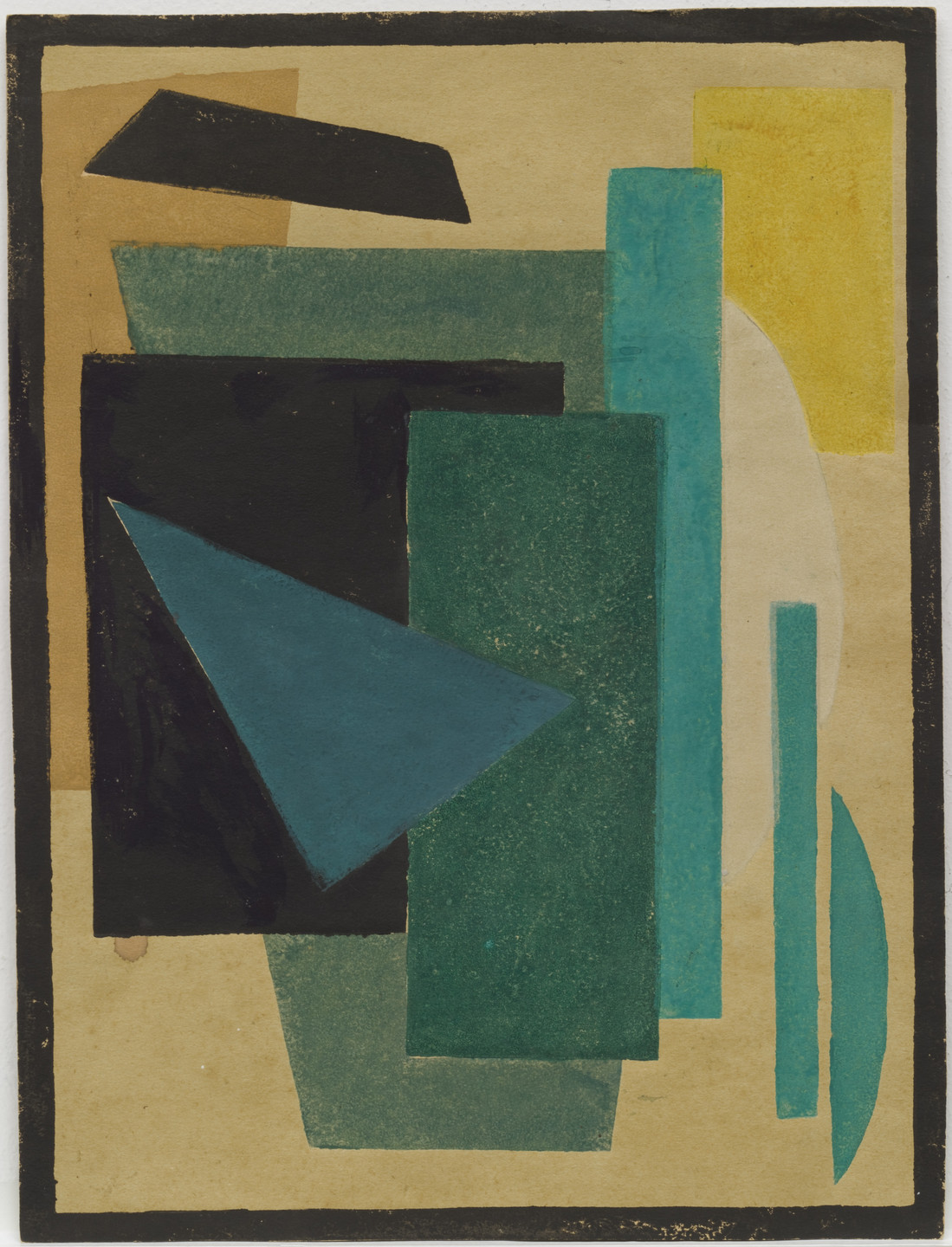 Liubov Popova. Untitled from Six Prints. c. 1917–19