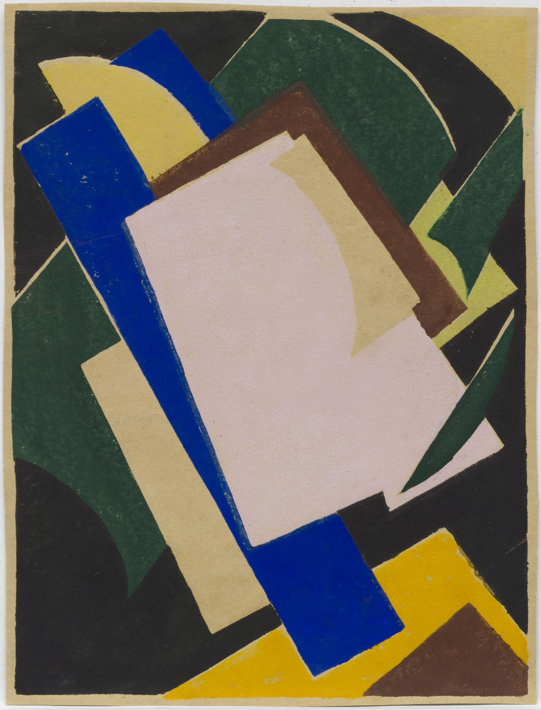 Liubov Popova. Untitled from Six Prints. c. 1917–19