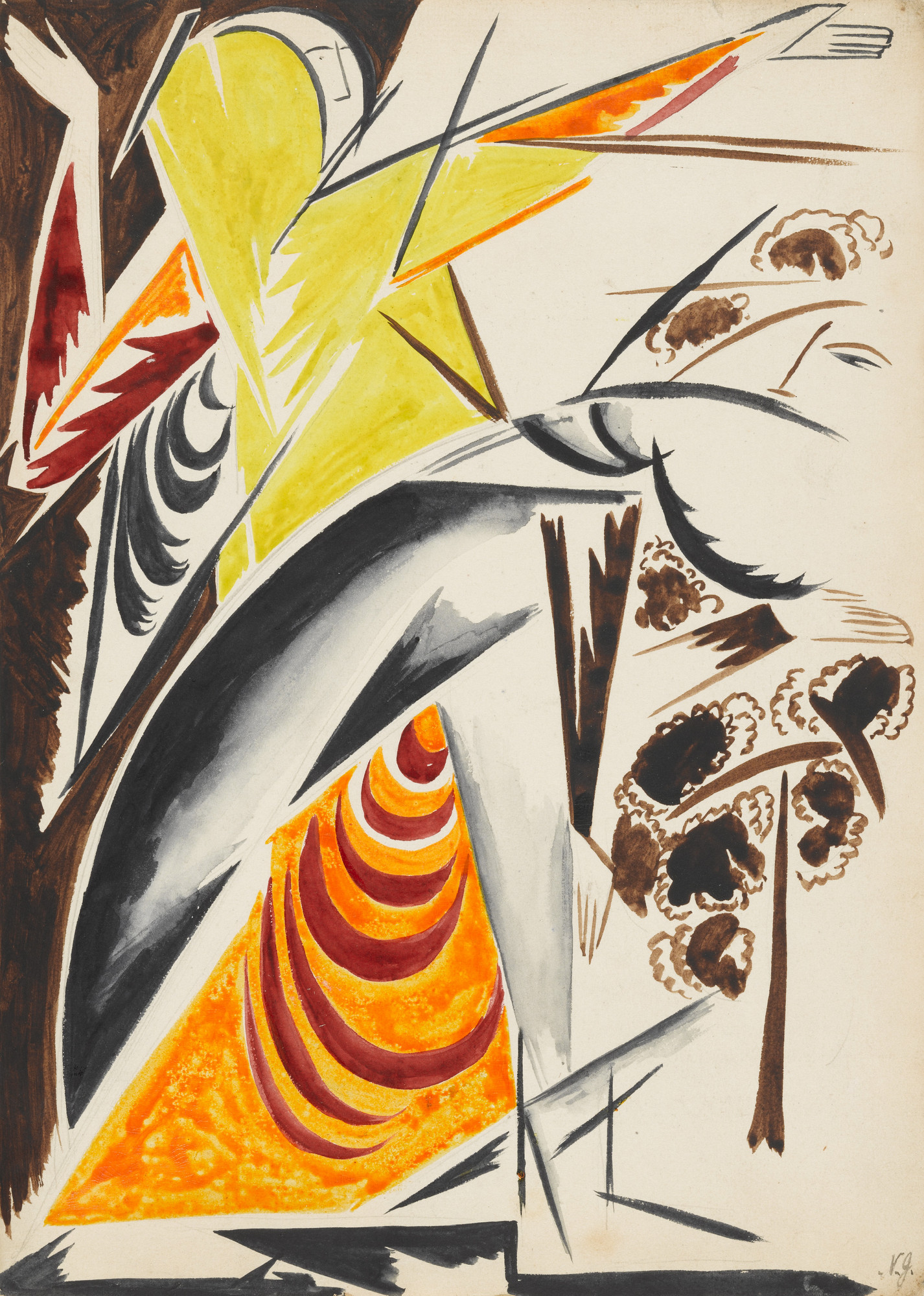 Natalia Goncharova. Spanish Dancer