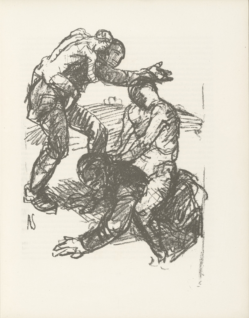 Untitled (plate, page 11) from the periodical Münchner Blätter für Dichtung und Graphik, vol. 1, no. 1 (January 1919)