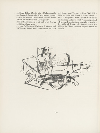 Untitled (tailpiece, page 18) from the periodical Münchner Blätter für Dichtung und Graphik, vol. 1, no. 2 (February 1919)
