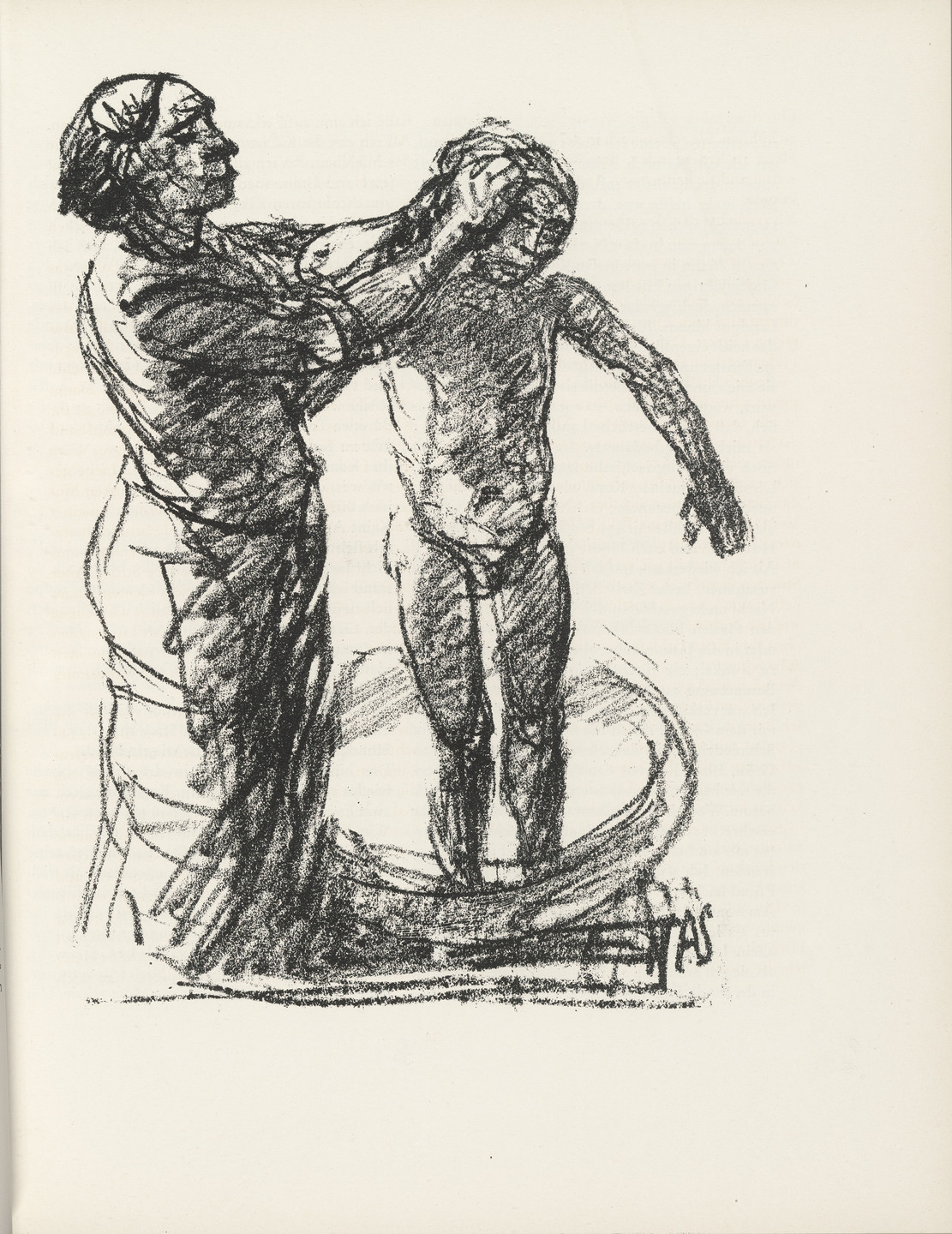 Adolf Ferdinand Schinnerer. Untitled (plate, page 35) from the periodical Münchner Blätter für Dichtung und Graphik, vol. 1, no. 3 (March 1919). 1919