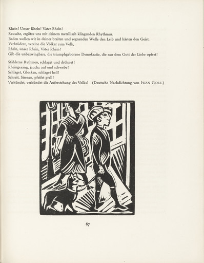 Untitled (tailpiece, page 67) from the periodical Münchner Blätter für Dichtung und Graphik, vol. 1, no. 5 (May 1919)