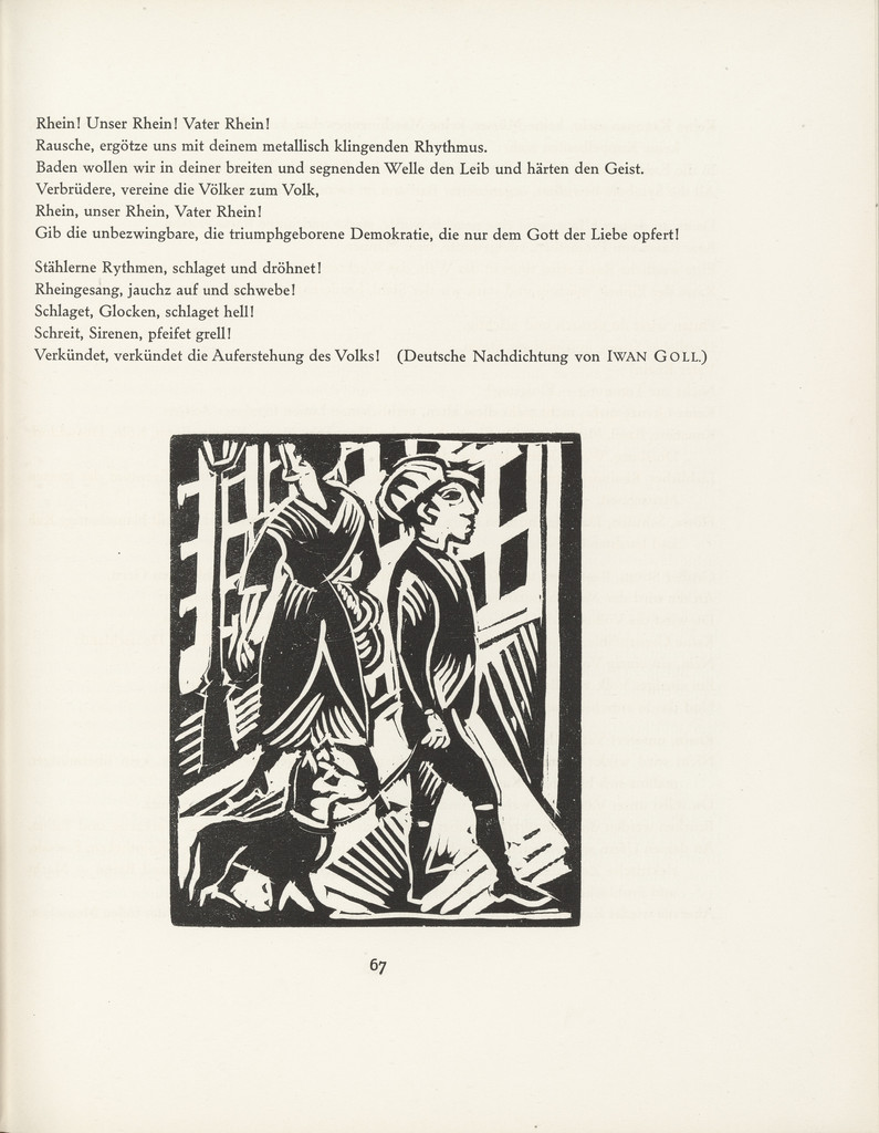 Untitled (tailpiece, page 67) from the periodical Münchner Blätter für Dichtung und Graphik, vol. 1, no. 5 (May 1919)