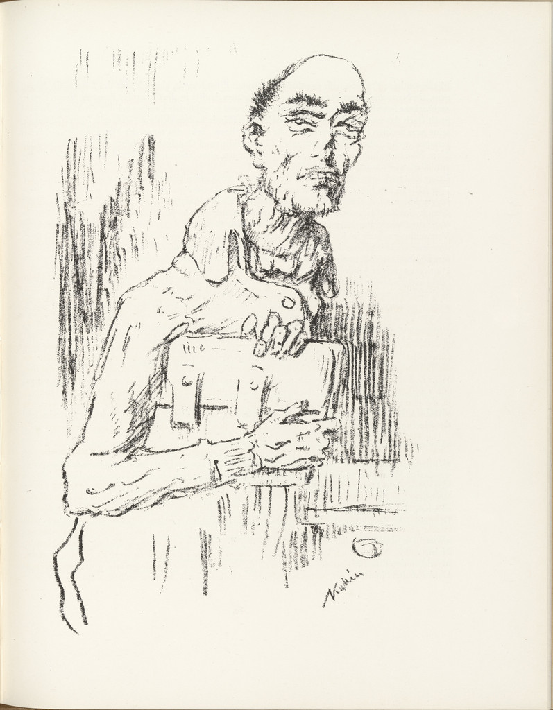 The Small Saver (Der kleine Sparer) (plate, page 83) from the periodical Münchner Blätter für Dichtung und Graphik, no. 6 (June 1919)