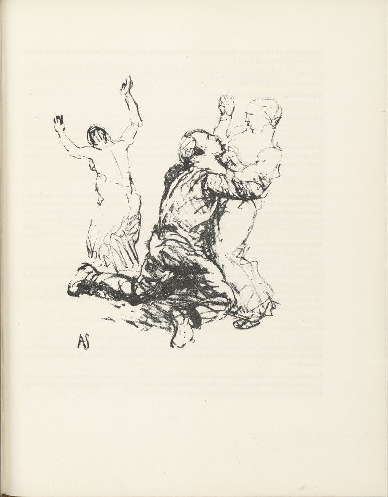 Courtship (Werbung) (plate, page 99) from the periodical Münchner Blätter für Dichtung und Graphik, vol. 1, no. 7 (July 1919)