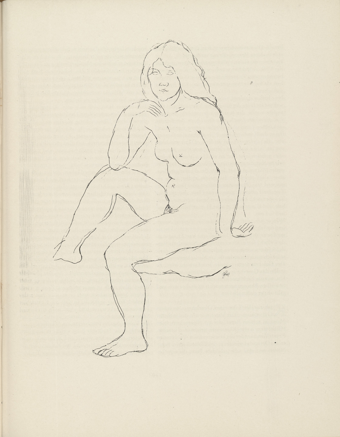 Hans Gött. Untitled (plate, page 121) from the periodical Münchner Blätter für Dichtung und Graphik, vol. 1, no. 8 (August 1919). 1919