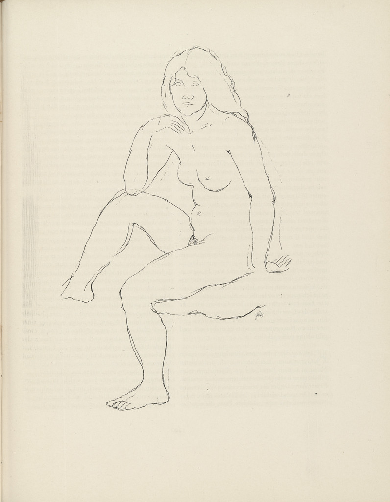 Untitled (plate, page 121) from the periodical Münchner Blätter für Dichtung und Graphik, vol. 1, no. 8 (August 1919)