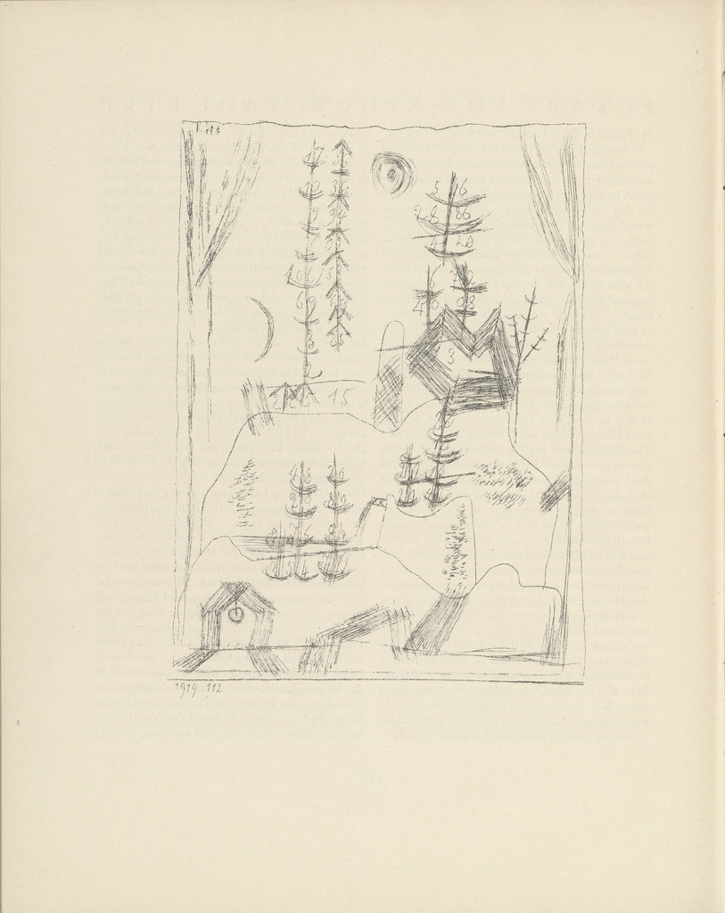 Forest (Wald) (plate, page 142) from the periodical Münchner Blätter für Dichtung und Graphik, vol. 1, no. 9 (September 1919)