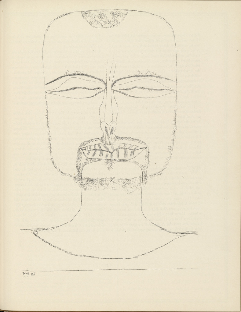 Portrait (Porträt) (plate, page 143) from the periodical Münchner Blätter für Dichtung und Graphik, vol. 1, no. 9 (September 1919)