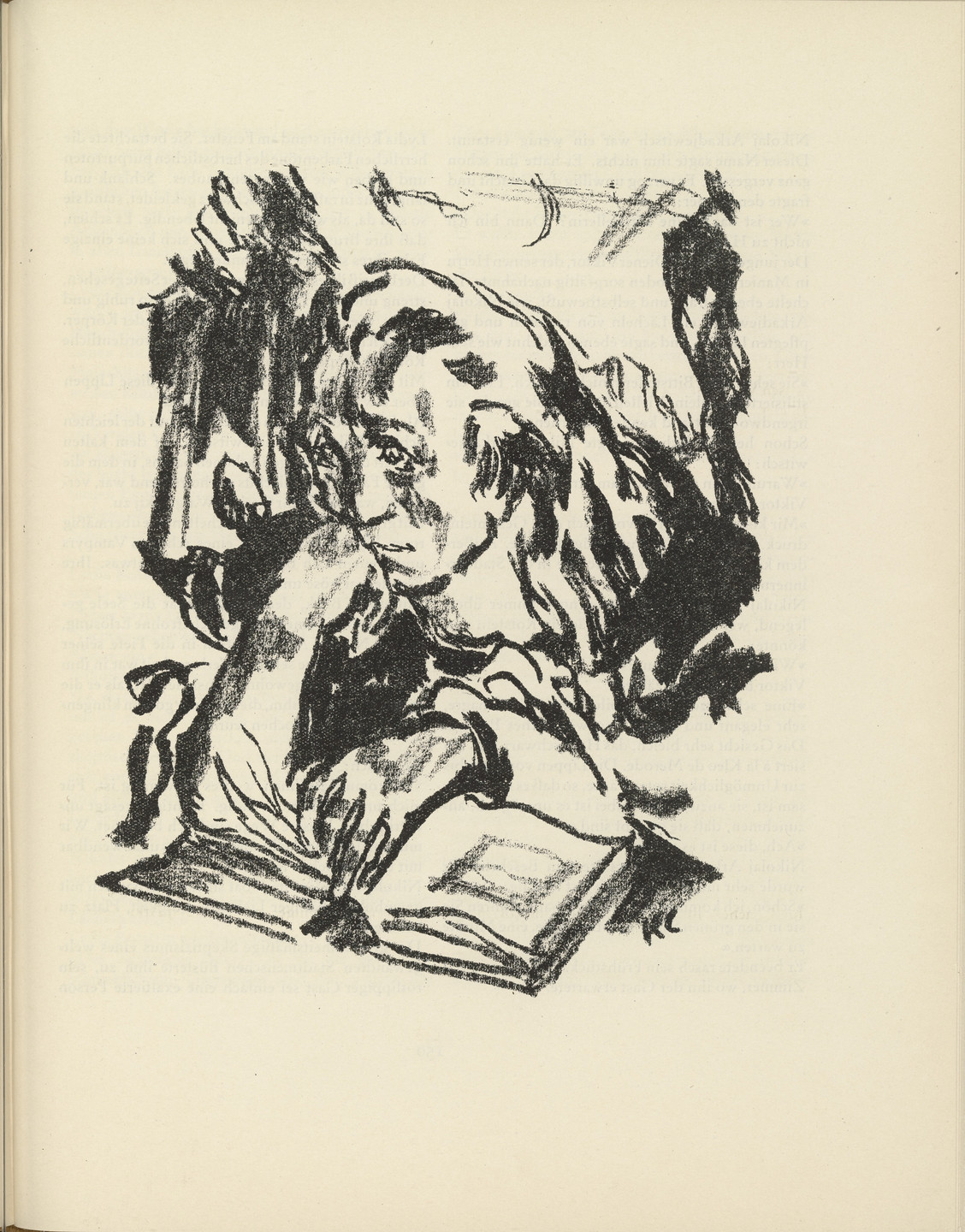 Karl Caspar. Untitled (plate, page 149) from the periodical Münchner Blätter für Dichtung und Graphik, vol. 1, no. 10 (October 1919). 1919