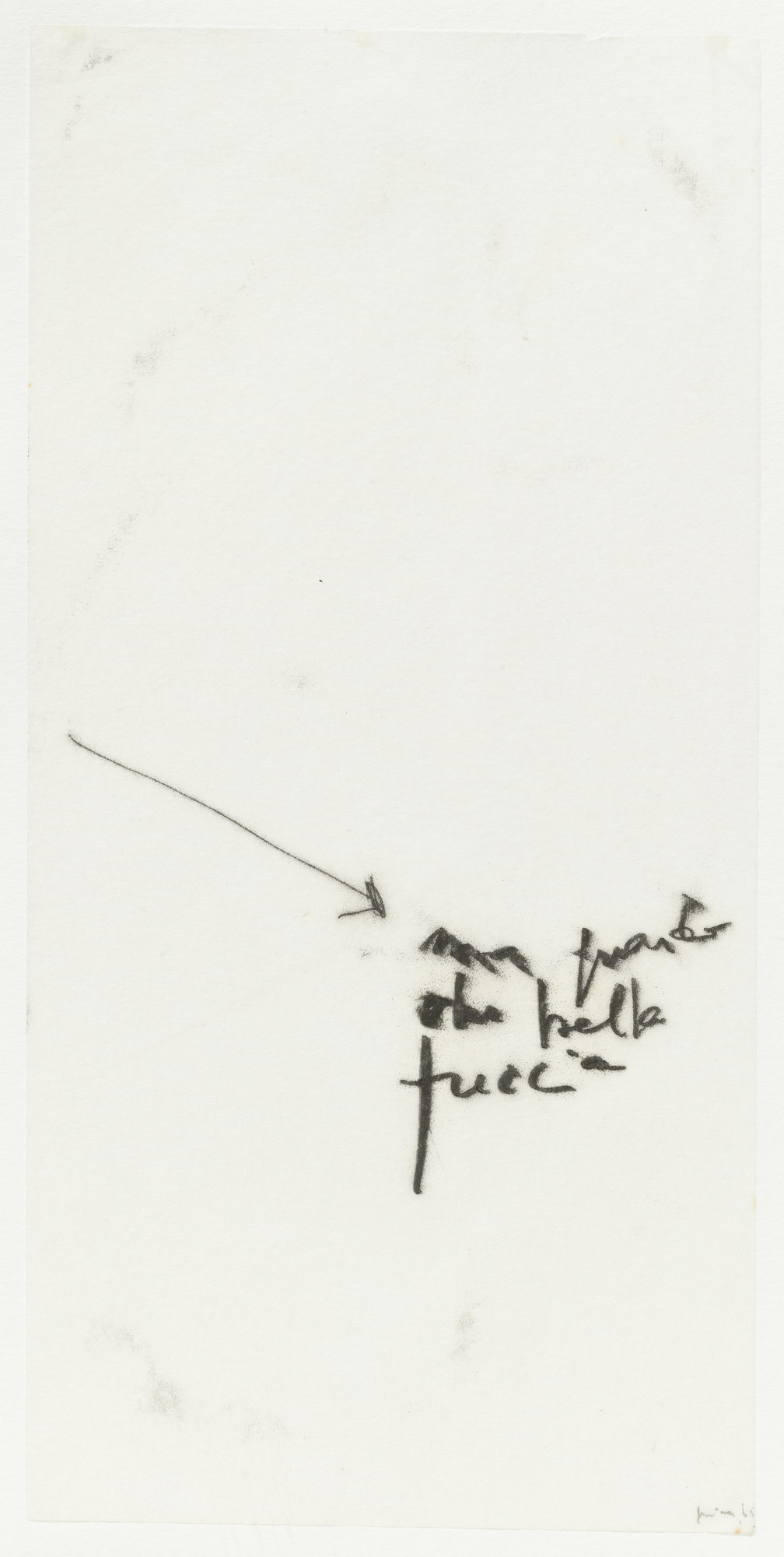 Mira Schendel. Untitled from the series Cuts and Letters (Cortes e Letras)