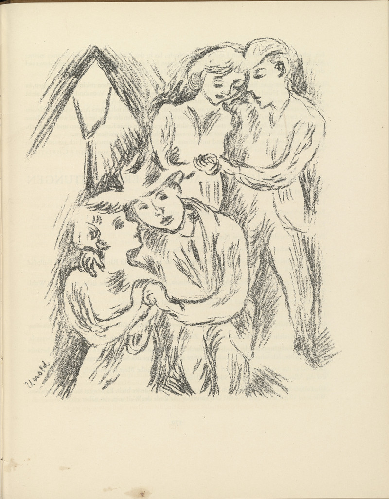 Untitled (plate, page 169) from the periodical Münchner Blätter für Dichtung und Graphik, vol. 1, no. 11/12 (December 1919)