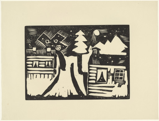Landscape from the periodical Kündung, vol. 1, no. 3 (March 1921)