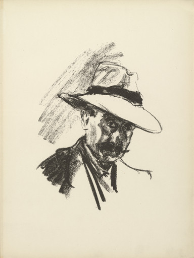 Self-Portrait (plate 2) from the illustrated book Deutsche Graphiker der Gegenwart (German Printmakers of Our Time)