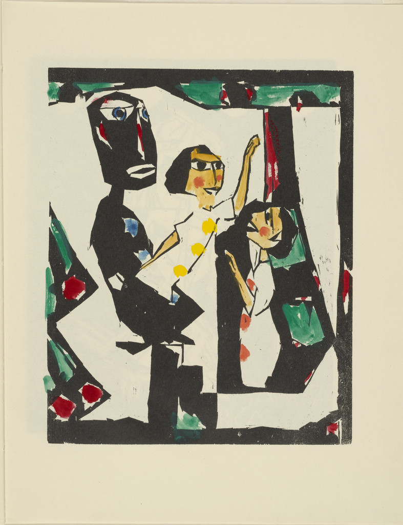 Theater (Theater) from the periodical Kündung, vol. 1, no. 7, 8 (July, August 1921)