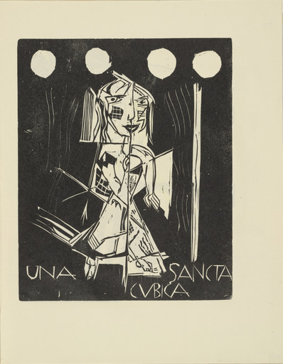 Una Sancta Cubica from the periodical Kündung, vol. 1, no. 7, 8 (July, August 1921)