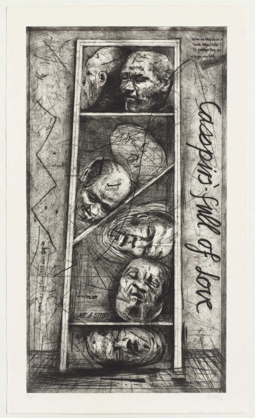 William Kentridge. Casspirs Full of Love. 1989 (printed 2000) | MoMA