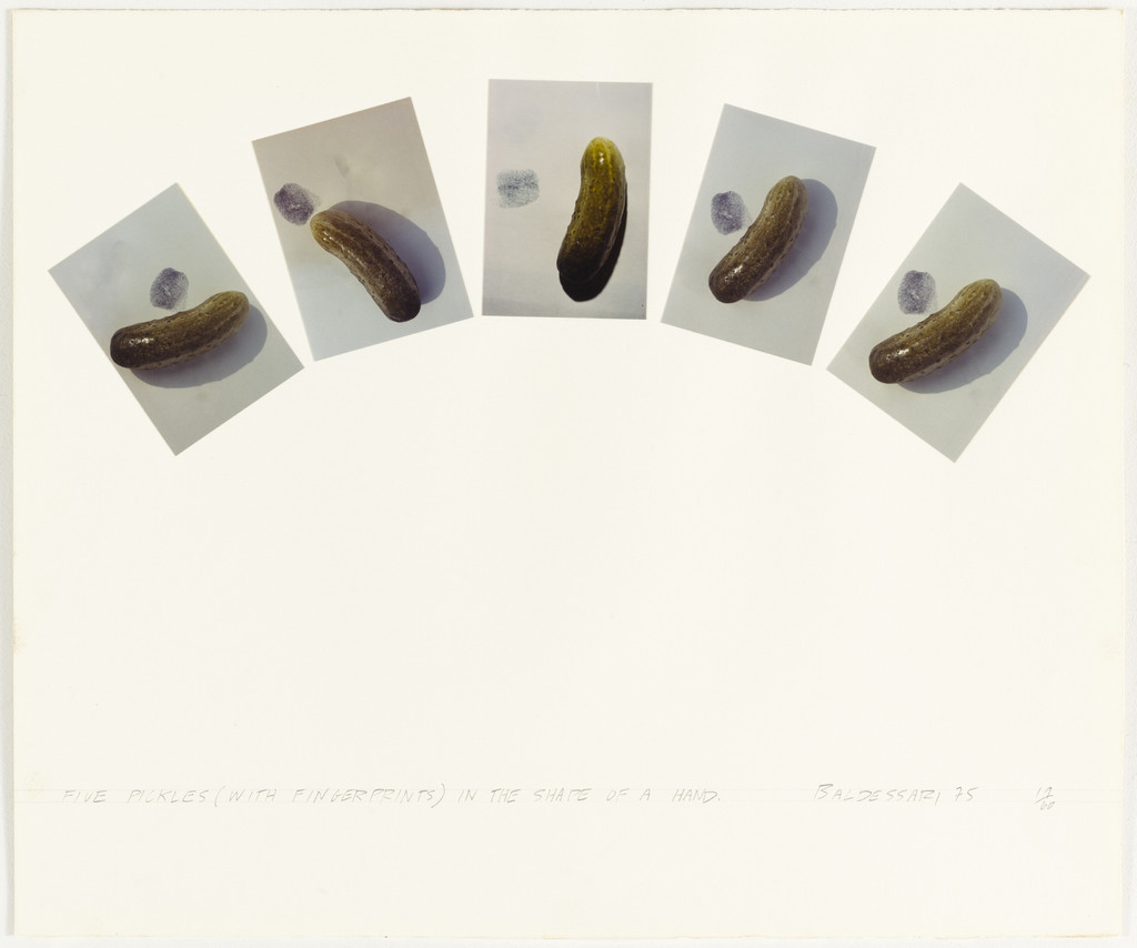 Five Pickles (with Fingerprints) in the Shape of a Hand