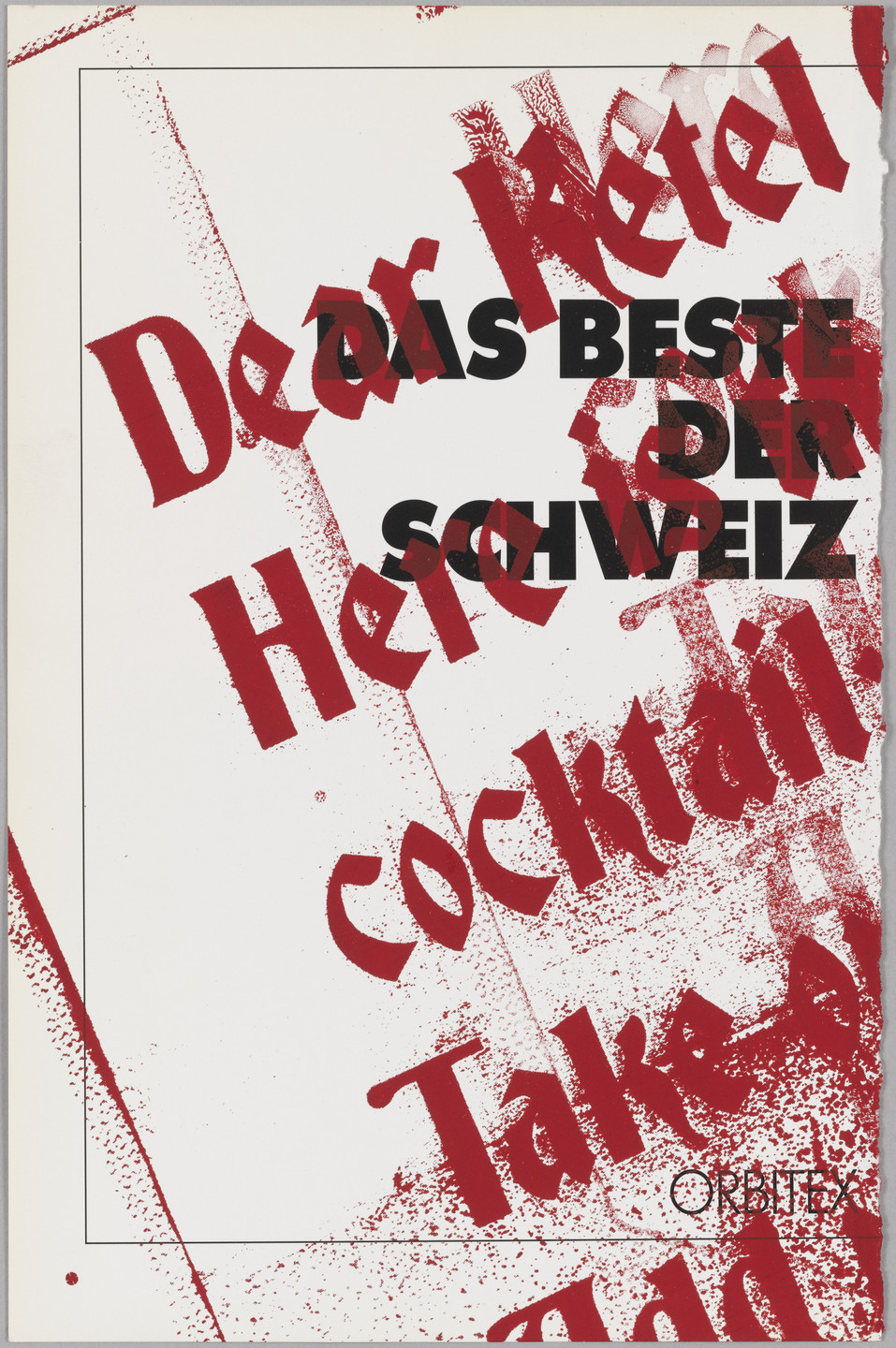 Kelley Walker, Wade Guyton, Guyton\Walker. Untitled (Das Beste der Schweiz). (2004)