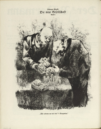 The New Society: Plate 4 (plate, folio 24 verso) from the periodical Der Bildermann, vol. 1, no. 12 (September 1916)