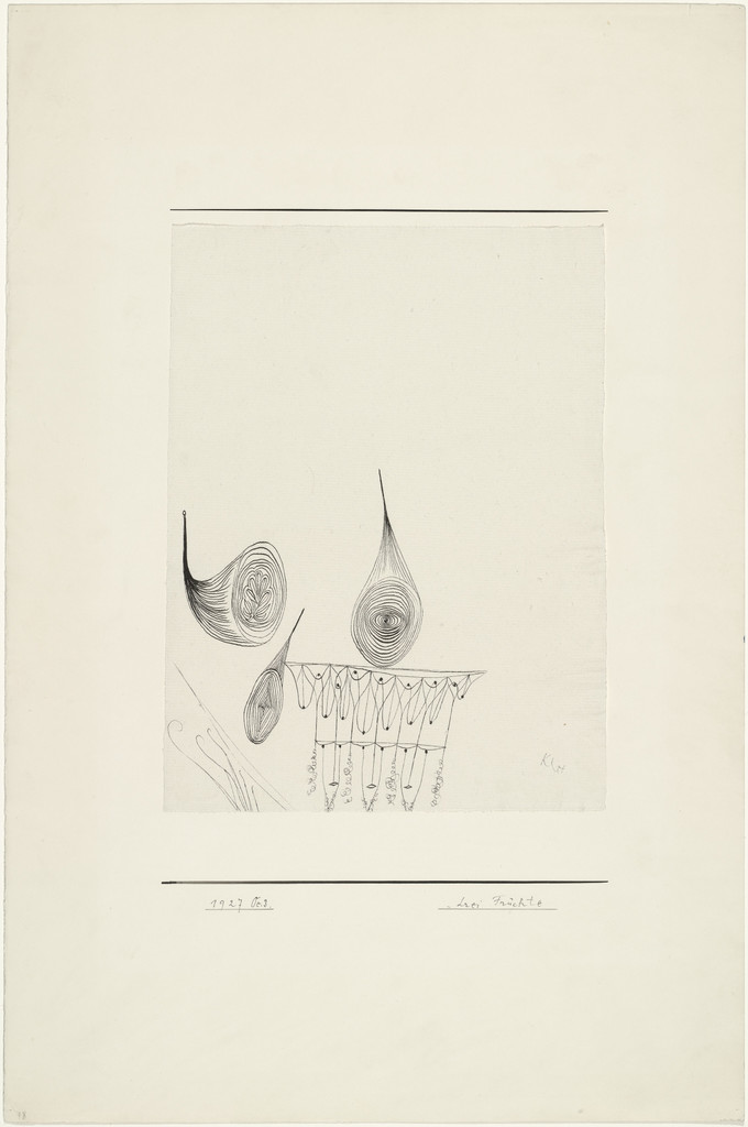 Three Fruit (Drei Früchte) by Paul Klee
