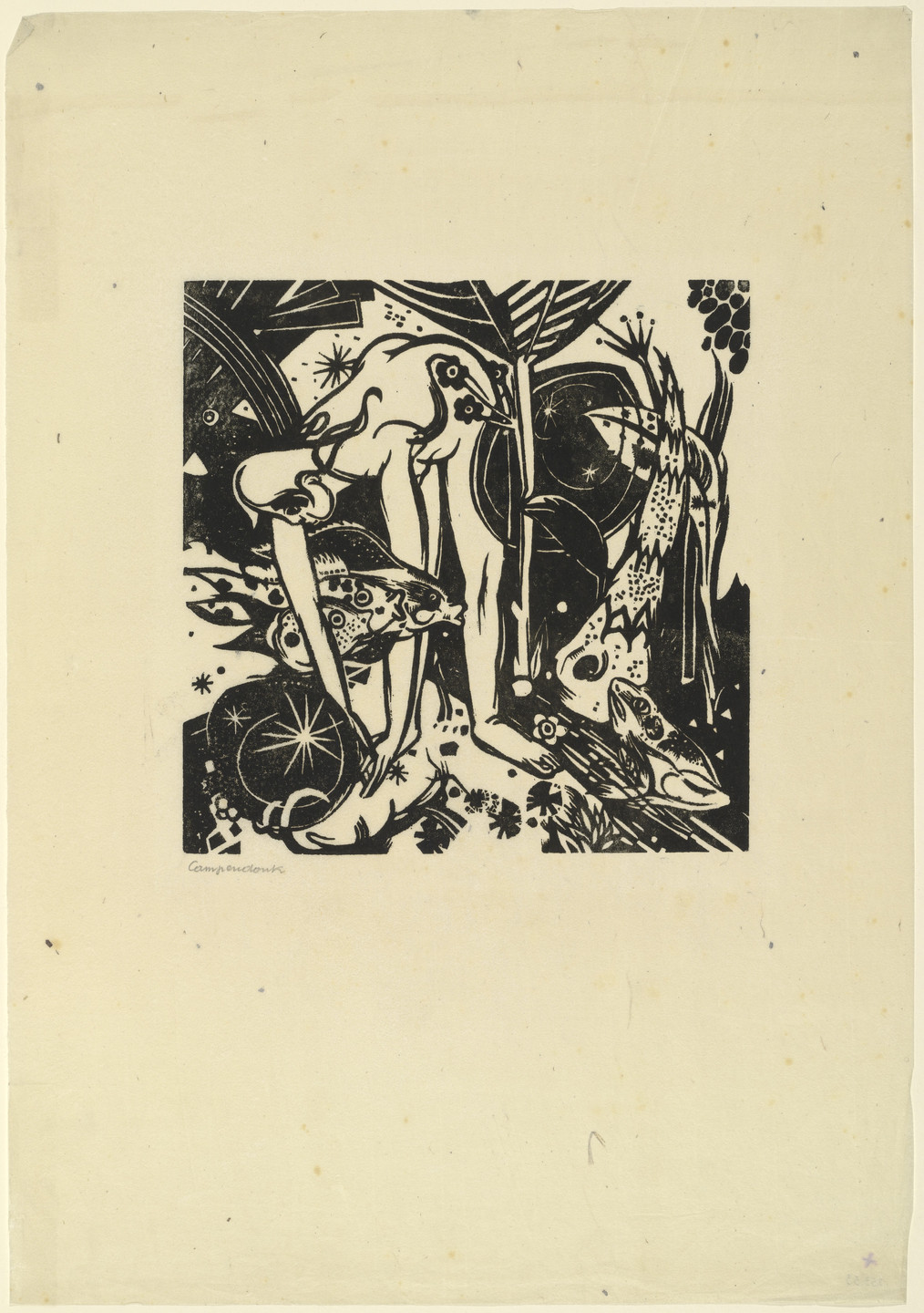 Heinrich Campendonk. The Fairytale (Das Märchen). (1916)