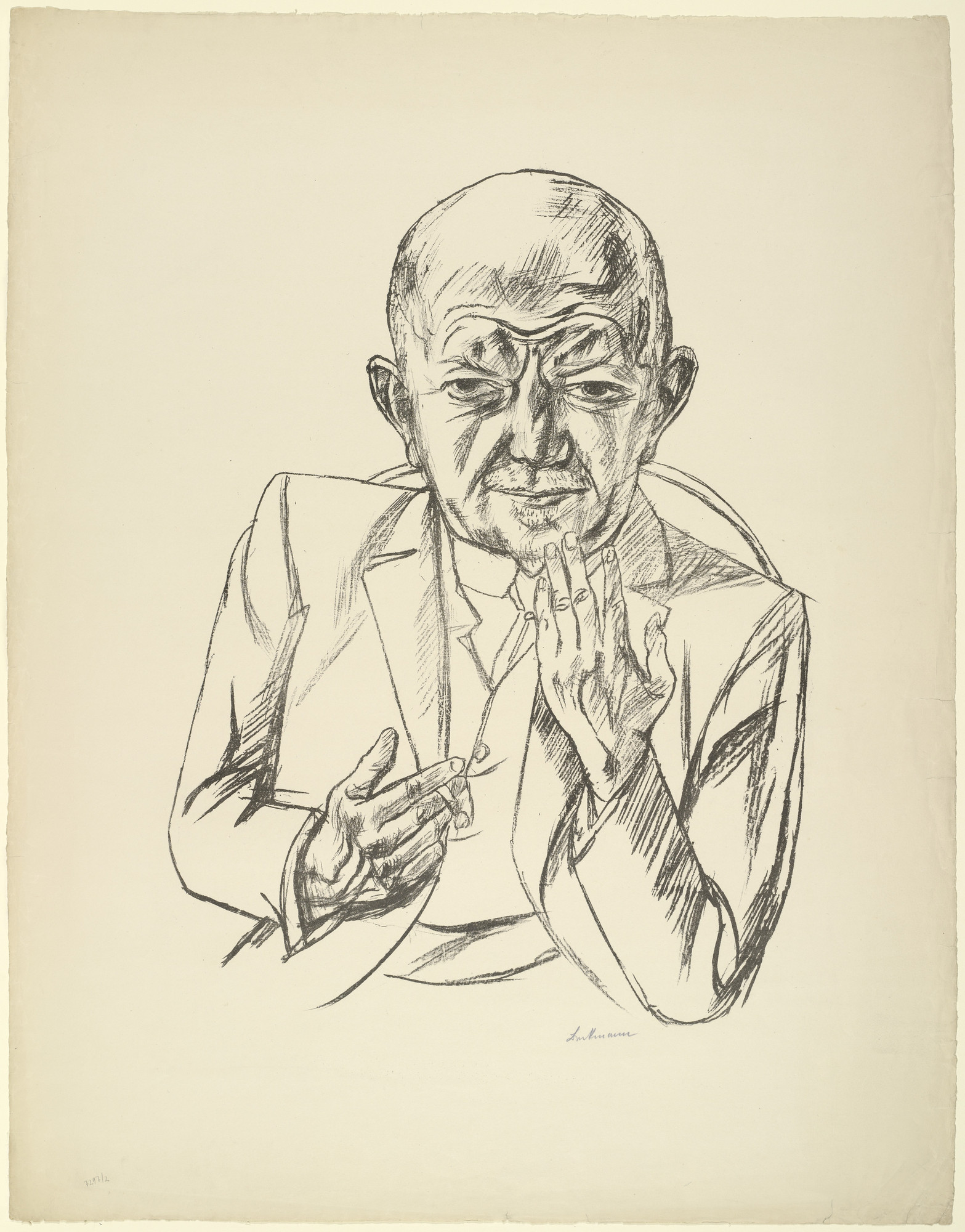 Max Beckmann. Portrait of Dr. Weidner