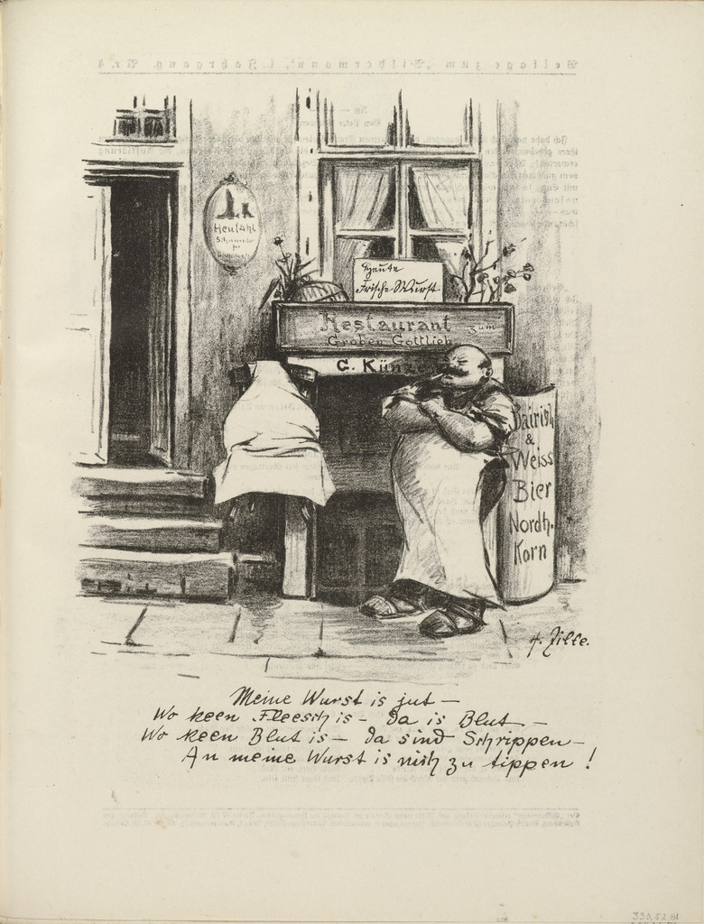 The Publican (Der Budiker) (plate, folio 48) from the periodical Der Bildermann, supplement to vol. 1, no. 4 (May 1916)