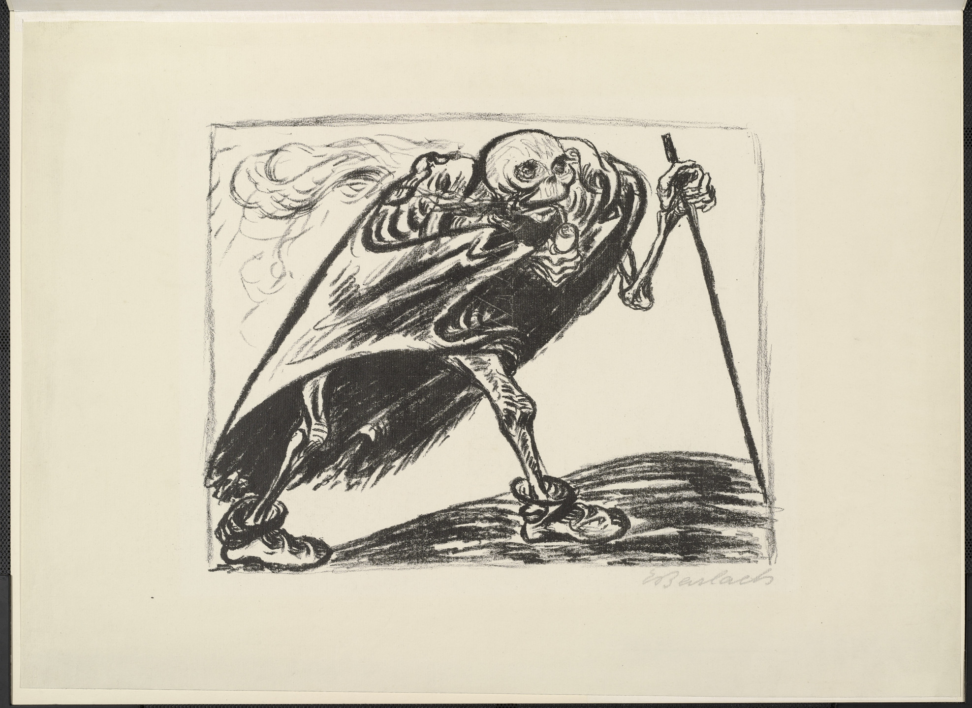 Ernst Barlach. Traveling Death (Wandernder Tod). (1923) | MoMA