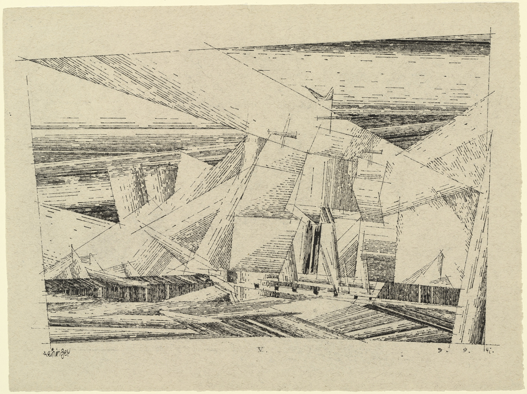 Lyonel Feininger. Frigate