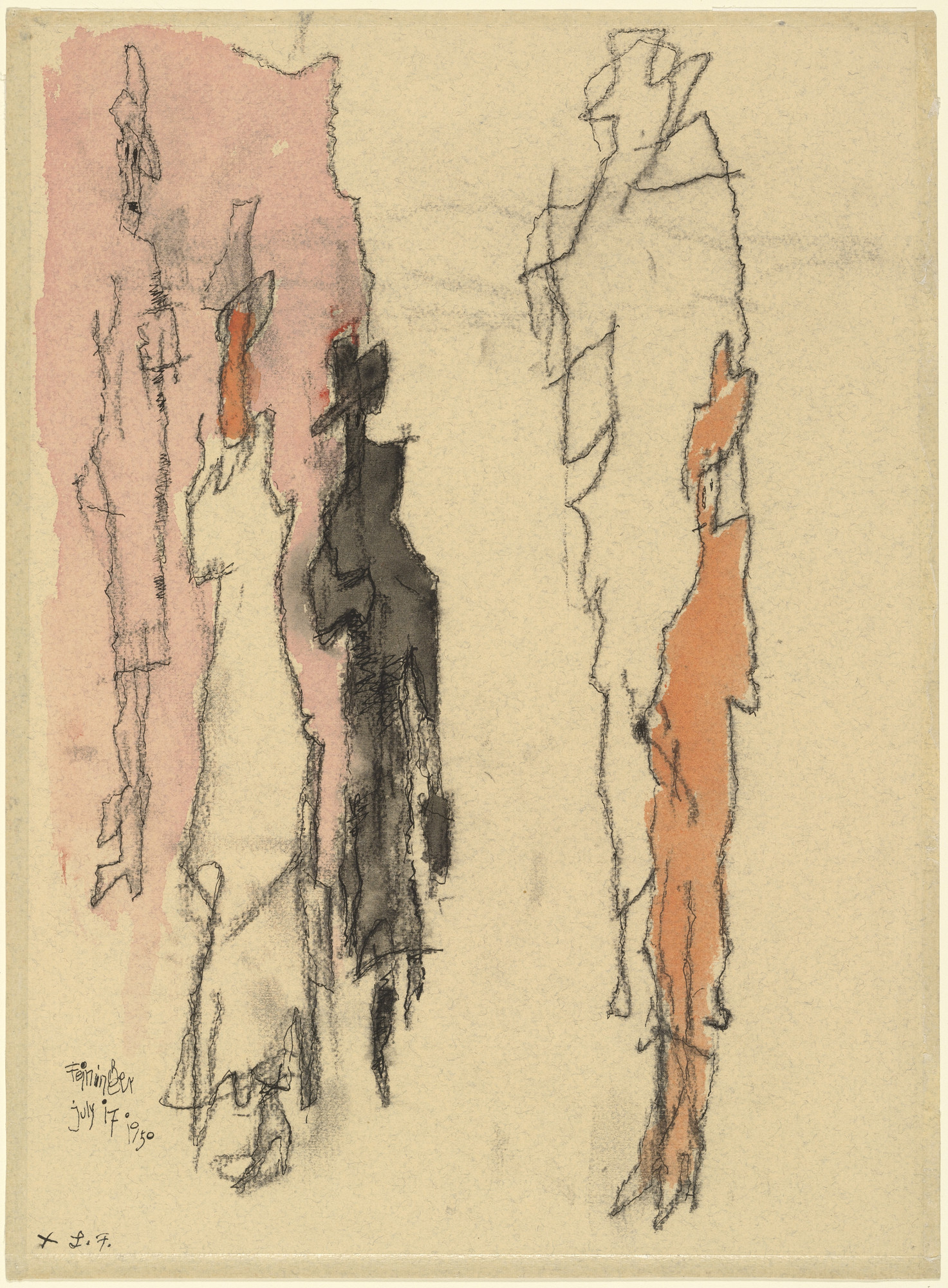 Lyonel Feininger. Figures