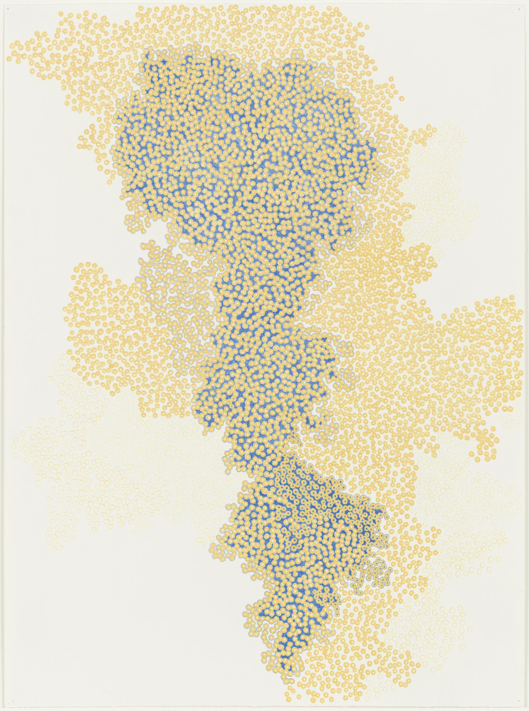 Mark Grotjahn. Untitled (Blue and Cream). 2000-01