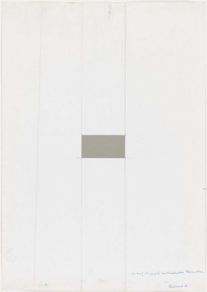 Entwurf für Graphik zur Wandmalerei, Bremerhaven