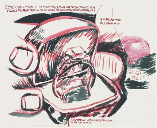 Raymond Pettibon. No Title (Things: and I...). 2001