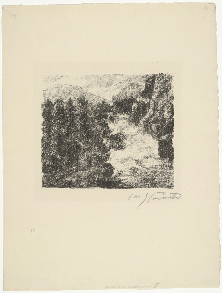 Mountain Stream (Wildbach) from the portfolio Swiss Landscapes (Schweizer Landschaften)