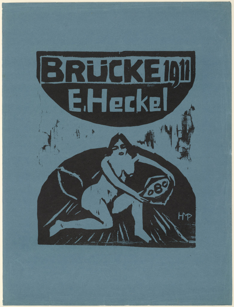 Kneeling Nude with Bowl (Kniender Akt mit Schale) cover from the portfolio Brücke 1911