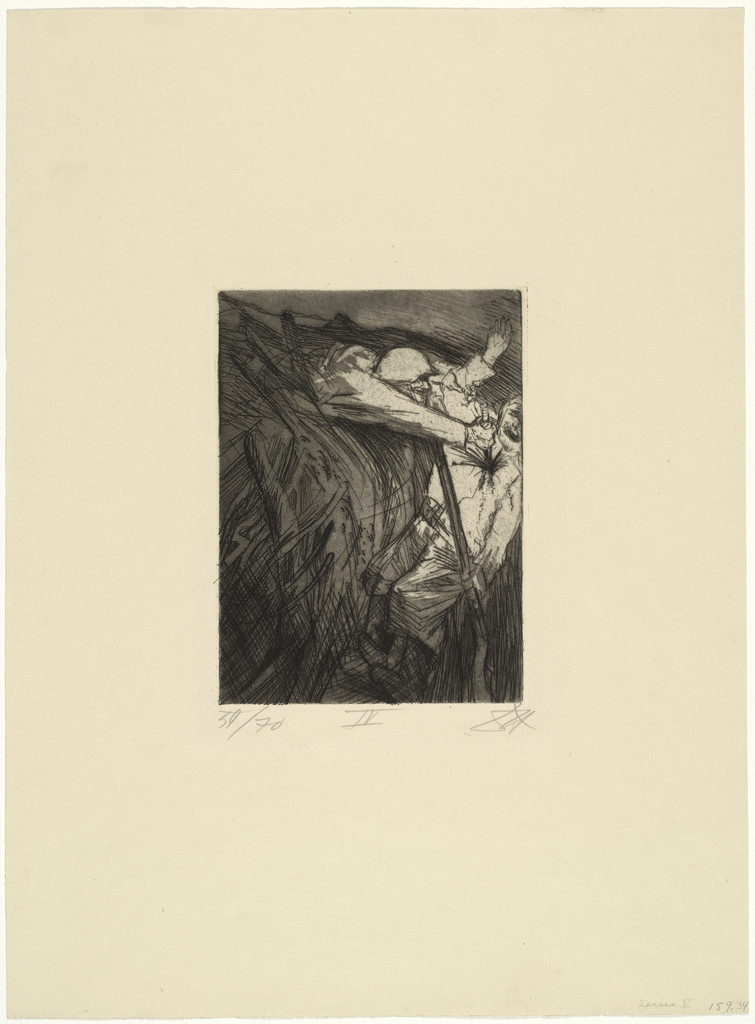 Surprise Attack (Überfall einer Schleichpatrouille) from The War (Der Krieg)