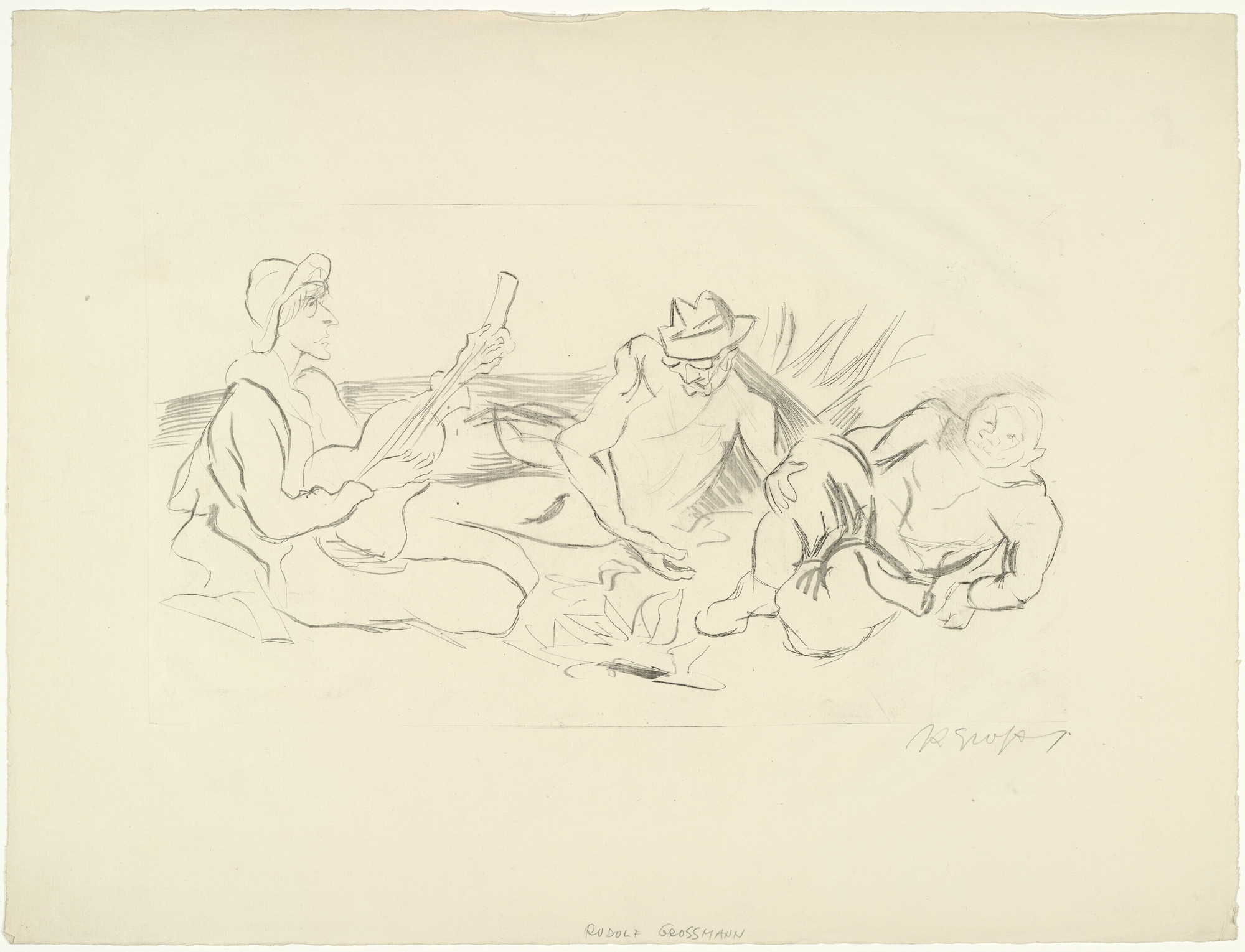 Rudolf Grossmann. Picnic (Das Picknick)