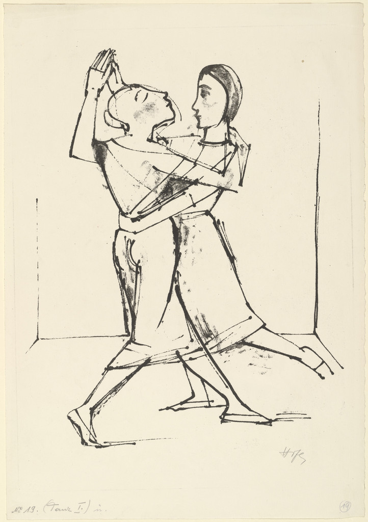 Plate I from the portfolio Dance (Tanz)