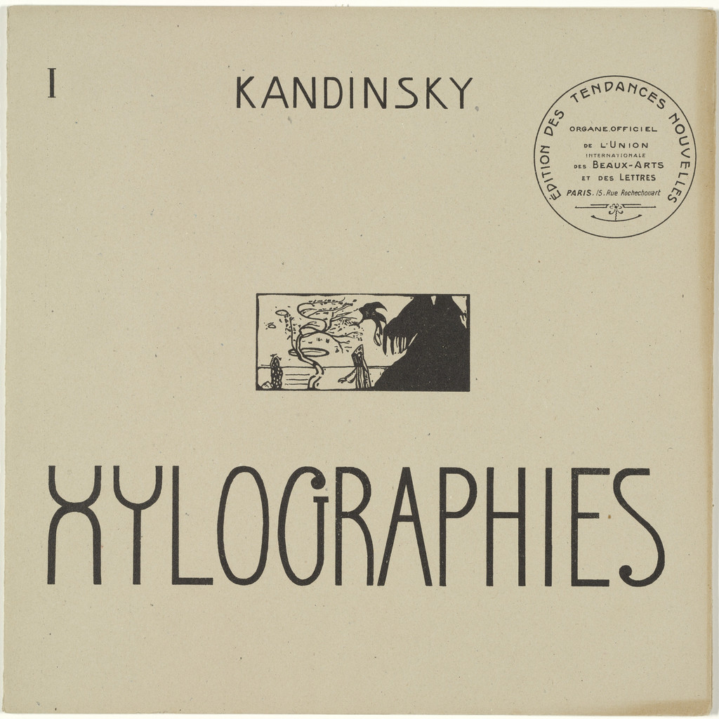 Frontcover (Landscape with Figure and Phoenix) from Xylographs (Xylographies)