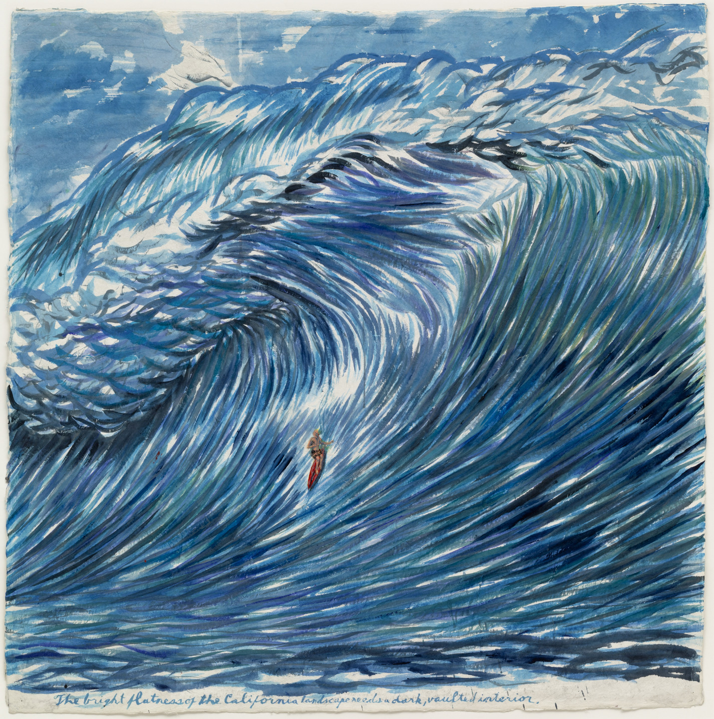 Raymond Pettibon. No Title (The bright flatness...). 2003