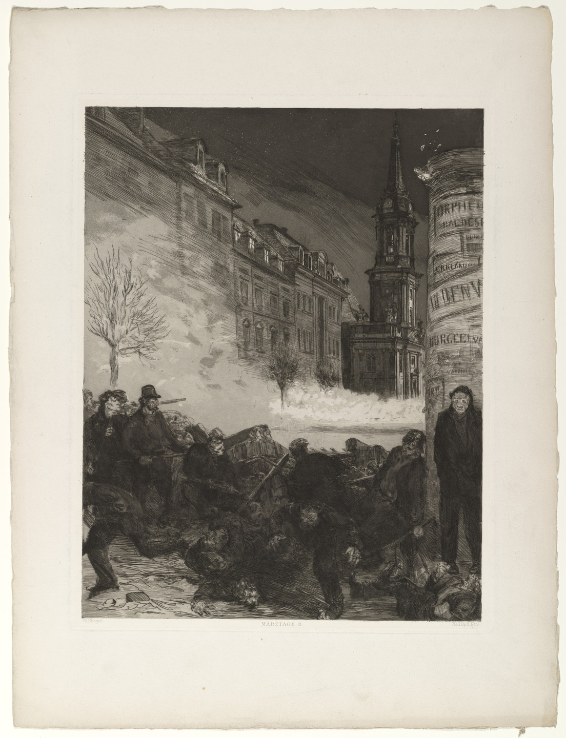 Max Klinger. March Days II (Märztage II) from Dramas, Opus IX (Dramen, Opus IX). (first published 1883)