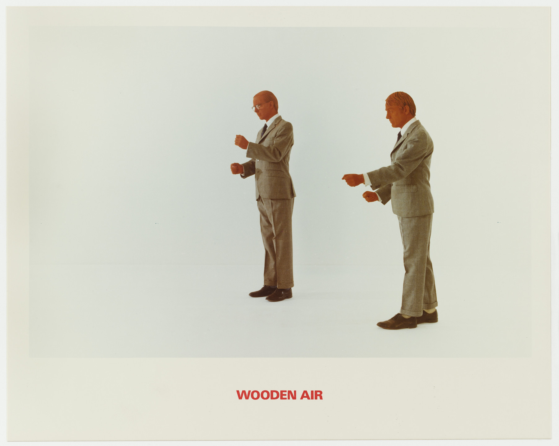 Gilbert &amp; George. Wooden Air. 1975