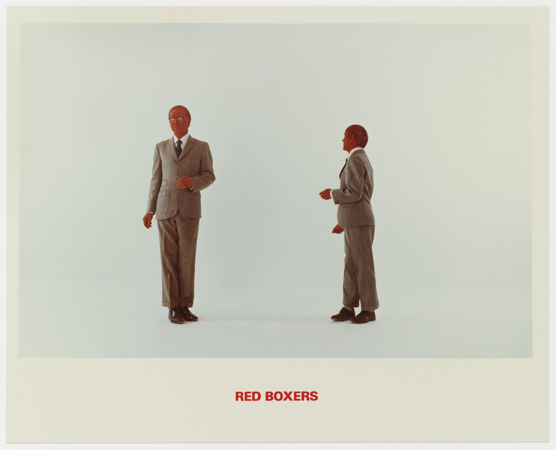 Gilbert &amp; George. Red Boxers. 1975