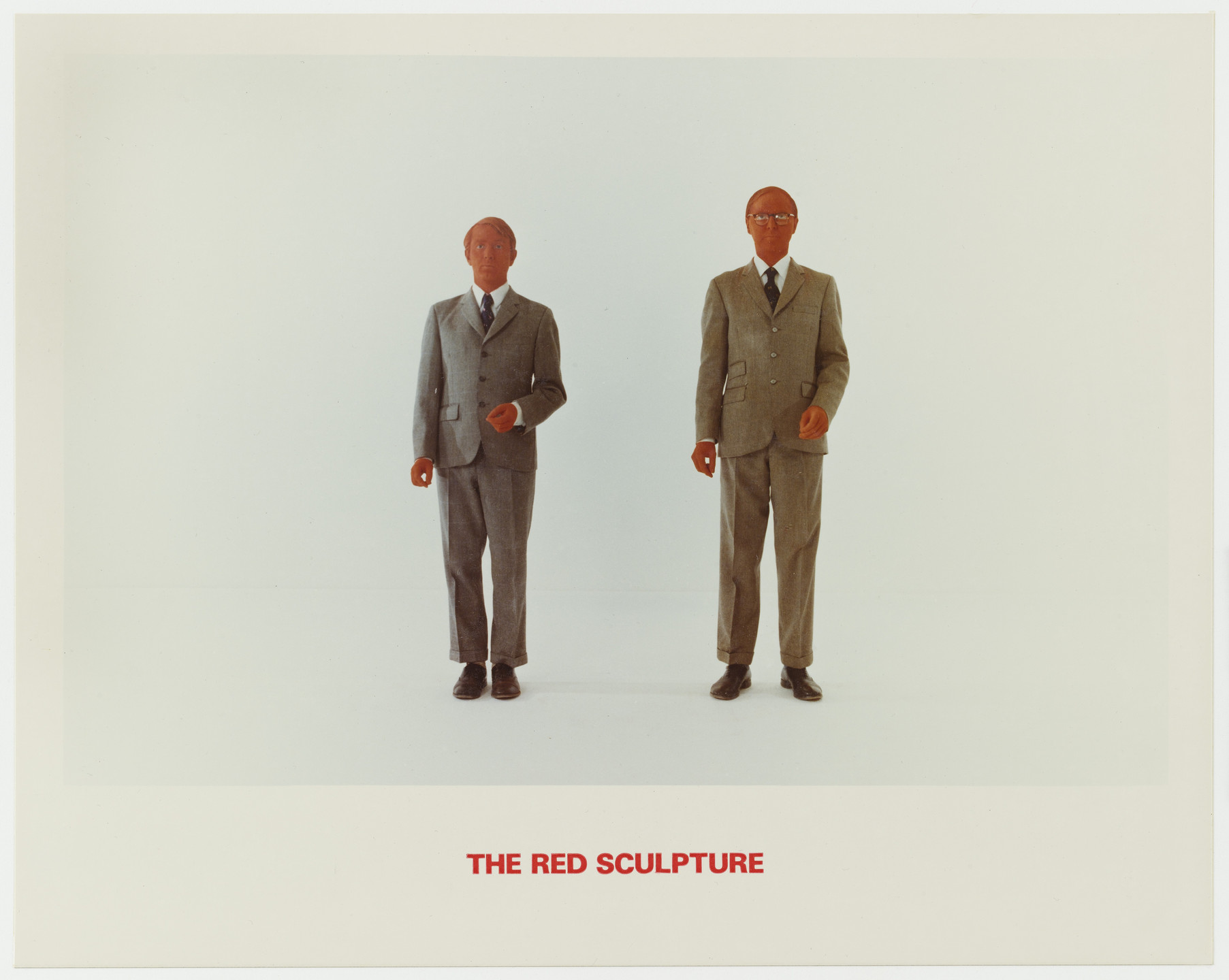 Gilbert &amp; George. The Red Sculpture. 1975